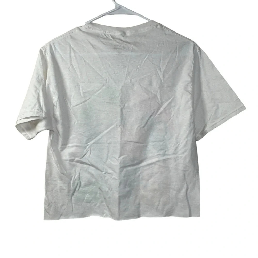Boyz N The Hood Vibrant Colors White Crop Top Size S